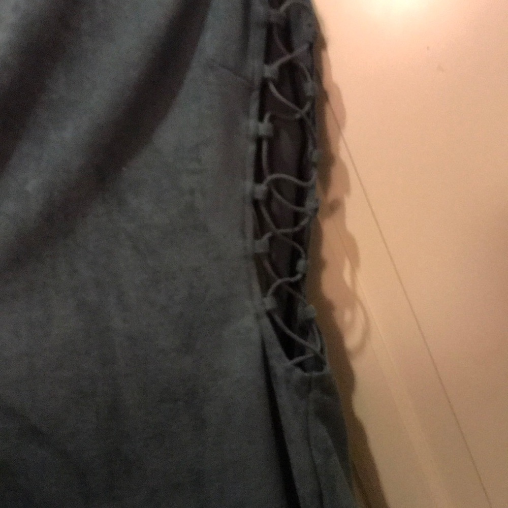 Really cute suede blue dress Windsor - Picture 3 of 6